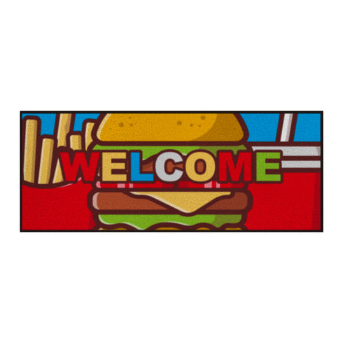 キッチンカー演出マット ham_004